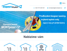 Tablet Screenshot of montplast.cz